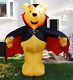 Disney Winnie L'ourson Vampire Dracula Halloween Giant Airblown Gonflable 7 Ft +