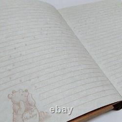 Disney Winnie Le Pooh 55e Anniversaire Journal Faux Wood Notebook