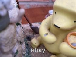 Disney Winnie Le Pooh Avec Eeyore Figurines Statue Set Extrêmement Rare