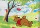 Disney Winnie Le Pooh Couché Vers Le Bas De Production Originale Cel