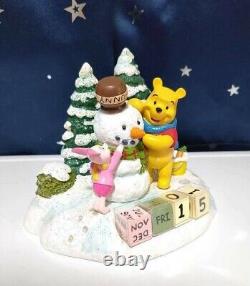 Disney Winnie Le Pooh Figurine Calendrier Rare