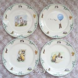 Disney Winnie Le Pooh Noritake Classic Dish Ensemble De 4 Assiettes Piglet Tigger Rabbit