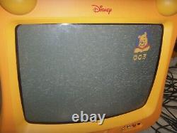 Disney Winnie Le Tube Pooh Tv Crt 13 Avec La Télécommande Testée Et Le Travail