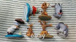 Disney Winnie The Pooh And Friends Figures En Céramique Figurine Tigger Eeyore Lot X6