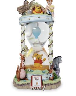 Disney Winnie The Pooh And The Honey Tree 55th Hourglass Snow Globe Limited Nouveau