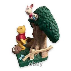 Disney Winnie The Pooh Bookends Tigger Piglet Tree Honey Pot Spring Time Nursery