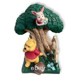 Disney Winnie The Pooh Bookends Tigger Piglet Tree Honey Pot Spring Time Nursery