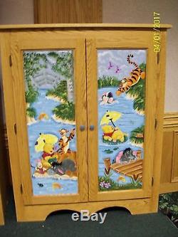 Disney Winnie The Pooh Childs / Enfants Ensemble De Jouets Toy Box Table Et 6 Chaises