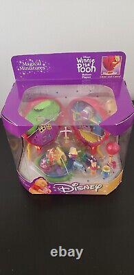 Disney Winnie The Pooh Magical Miniatures Ballon Playset-polly Pocket Nib Rare