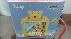 Disney Winnie The Pooh Tube Tv 14''(2005) Scellé Dans La Boîte Super Rare Boîte Originale
