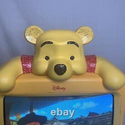 Disney Winnie The Pooh Tube Tv Crt 13 & DVD Player Yellow Combo Set (2005)