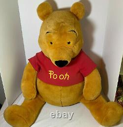 Disney Winnie The Pooh Vintage Large Jumbo 36 Pouces Peluche Ours Farci