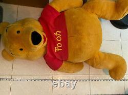 Disney Winnie The Pooh Vintage Large Jumbo 36 Pouces Peluche Ours Farci