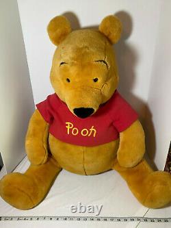 Disney Winnie The Pooh Vintage Large Jumbo 36 Pouces Peluche Ours Farci