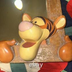 Disney Winnie et ses amis Tigger Miroir 3D Vintage 25x25 TRÈS RARE