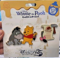 Disney Winnie l'Ourson Eeyore Pin de la Forêt des Cent Acres 3/12 2025 NOUVEAU