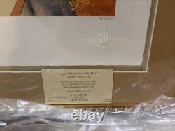 Disney Winnie l’Ourson Ma propre famille encadrée Tigrou Giclée Édition limitée 71/300 Signée