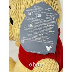 Disney Winnie l'Ourson Peluche Tricotée Édition Limitée 7500 Ours Collectionnable NWT