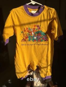 Disney Winnie l’Ourson Pooh Amis graphique brodé jaune violet 18 mois