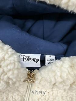 Disney Winnie l'Ourson Sherpa Polaire Lounge Hoodie Taille Petit Blanc/Bleu
