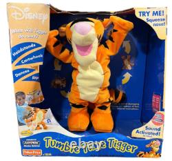 Disney Winnie l'Ourson Tumble Time Tigrou 12 Pouces Boîte Endommagée LIVRAISON GRATUITE