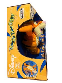 Disney Winnie l'Ourson Tumble Time Tigrou 12 Pouces Boîte Endommagée LIVRAISON GRATUITE