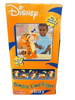Disney Winnie l'Ourson Tumble Time Tigrou 12 Pouces Boîte Endommagée LIVRAISON GRATUITE