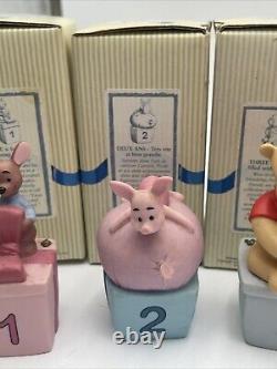 Disney Winnie l'Ourson et ses Amis Célébrent les Anniversaires Figurines Ensemble Complet 0-9