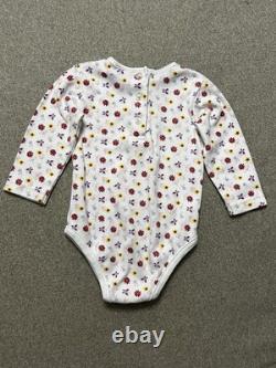 Disney Winnie l’ourson – Ensemble 3 pièces 12 mois : cardigan, body et pantalon en jean – Années 90/Y2K