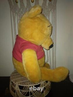 Disney Winnie l'ourson Vintage GRAND JUMBO 36 pouces en peluche Ours