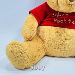 Disney Winnie l'ourson de Winnie l'ourson Premier ours en peluche géant RARE