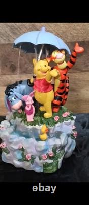 Disney vintage Winnie l’Ourson fontaine musicale à eau Tigrou Bourriquet Porcinet NOS 1989