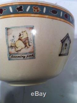 Disney-winnie Le Pooh-100 Acre Woods-12 Pc Set-service Pour 4 Navires Free-euc