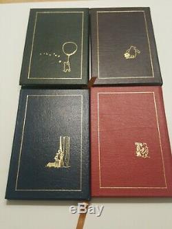 Easton Press A. A. Milne Leather Book Set Winnie L'ourson 1985 Collectionneurs Vintage