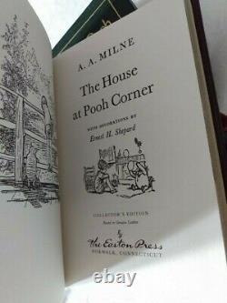 Easton Press Winnie La Pooh A. A. Milne Bear Collectors Limited Edition 4v Leath