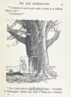 Édition 1932 de WINNIE L'OURSON Rare 2ème ÉDITION Maison au Coin A A MILNE CONTES