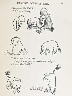 Édition 1932 de WINNIE L'OURSON Rare 2ème ÉDITION Maison au Coin A A MILNE CONTES