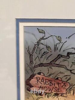 Édition limitée authentique DISNEY CEL Winnie l'ourson et le Rucher