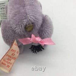 Édition limitée rare Hermann Teddy EYORE Winnie l'ourson miniature dans sa boîte