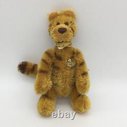 Édition limitée rare d'Hermann Teddy TIGGER Winnie l'Ourson miniature dans sa boîte