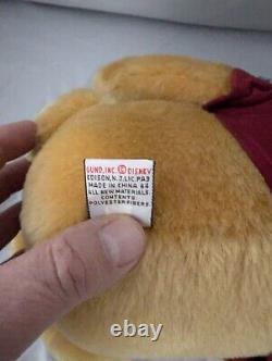 Édition limitée vintage de Gund 100 Acre Wood Winnie l'ourson (1 sur seulement 750 fabriqués)