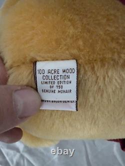 Édition limitée vintage de Gund 100 Acre Wood Winnie l'ourson (1 sur seulement 750 fabriqués)