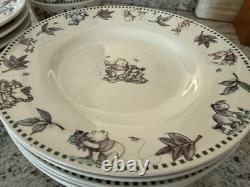 Ensemble Disney Winnie l'Ourson Feuille & Animal Bord Collection Vintage de 21 Pièces