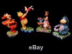 Ensemble Jimmy Shore Disney Traditions De 4 Morceaux Winnie The Pooh! Tigger! Eeyore! Kanga