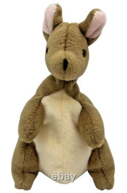 Ensemble Mini Peluches Beanie Gund Classic Winnie l'Ourson Kanga Lapin Porcinet Bourriquet