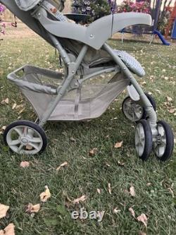 Ensemble assorti rare Y2K Vtg Graco Winnie l’Ourson à carreaux pour poussette + chaise haute
