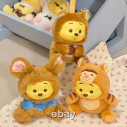 Ensemble complet de 9 boîtes surprises en peluche Winnie l’Ourson Naughty Party de MINISO, kit artistique blind box