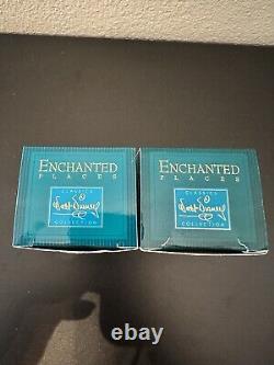 Ensemble de 2 miniatures Walt Disney Enchanted Places de Winnie l'Ourson et Tigrou