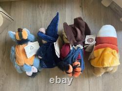 Ensemble de 4 personnages de fête d'Halloween Vintage Boyd Bear Pooh et amis