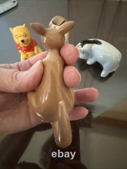 Ensemble de 5 Vtg Winnie l'Ourson Beswick Angleterre Excellent